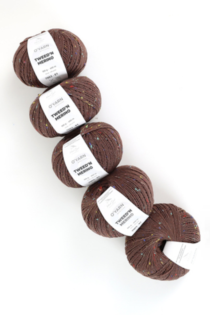 Пряжа TWEED’N MERINO с цветными крапинками, 500г