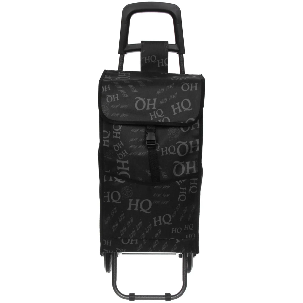 Тележка хозяйственная с сумкой (93*33*26см, колеса 14 см, грузоподъемность до 25 кг) черная SYD-007