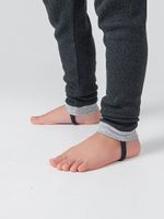 Кальсоны из термополотна "Черный меланж" с гульфиком