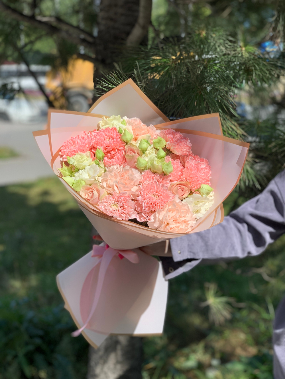 Букет цветов Летний закат