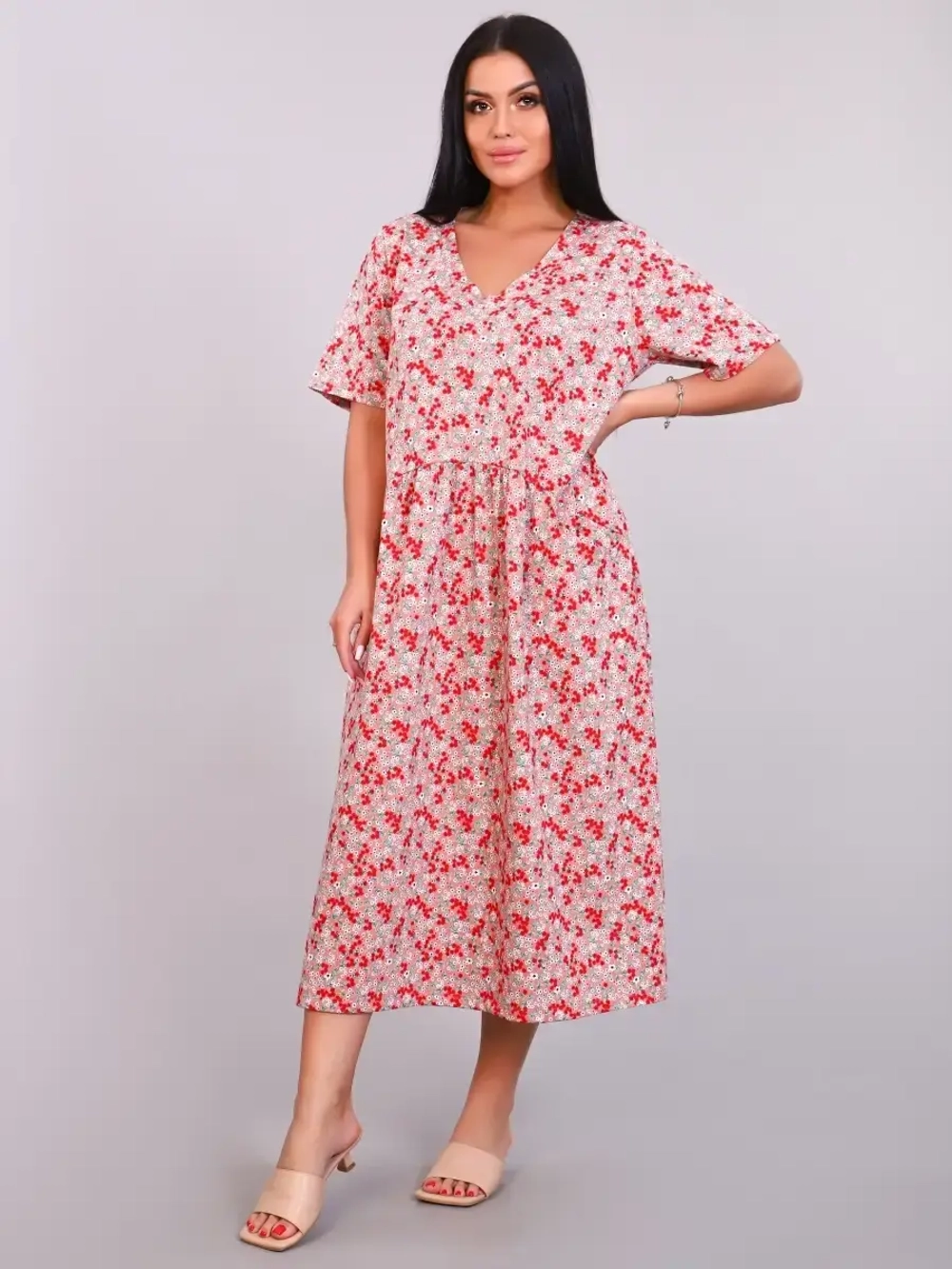 Платье бохо большие размеры