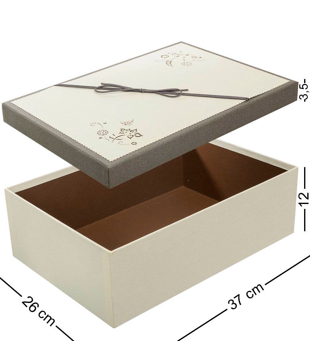 WF-74/2-A Коробка «Прямоугольник» цв.бежевый