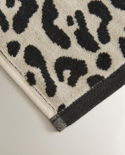 Zara Home Полотенце для лица и рук из хлопка, чёрный, 30x30 см (3 шт.)