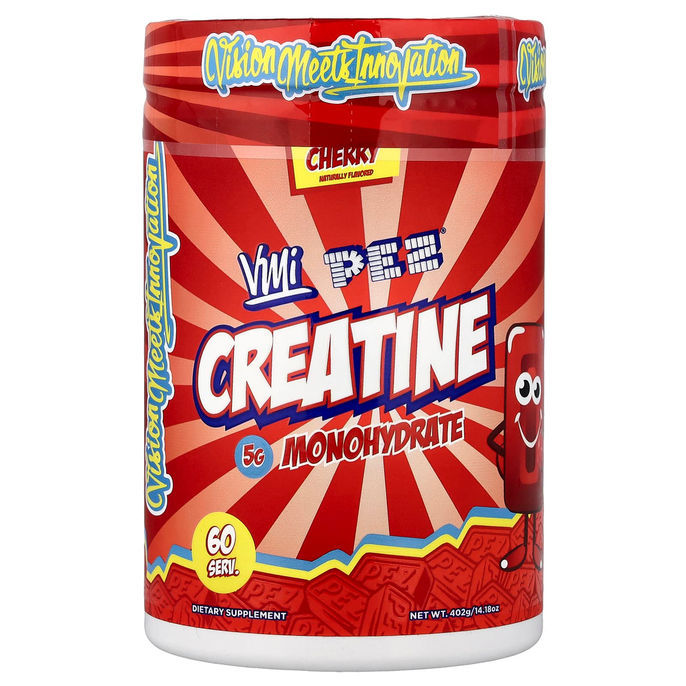 VMI Sports, моногидрат креатина, Pez®, вишня, 402 г (14,18 унции)