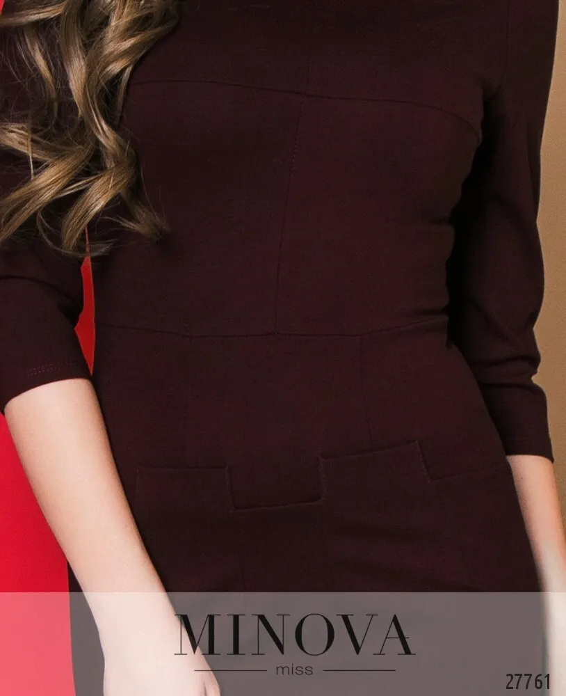 Платье 1017-марсала Minova