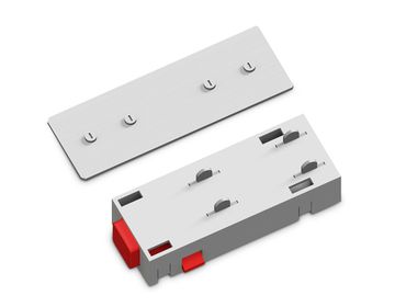 Коннектор питания прямой с соединителем для шинопровода GL1105 WH белый Magnetic 220V Ambrella