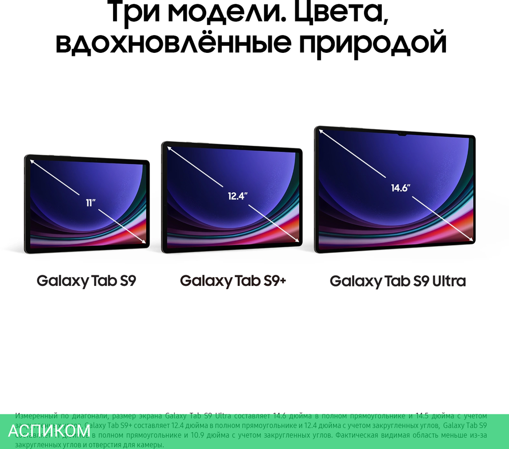 Планшет Samsung Galaxy Tab S9 12/256Gb LTE Gray (SM-X716BZAECAU)