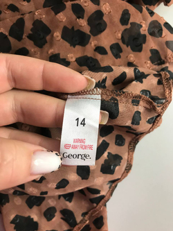 Блузка George в стильный принт, маркировка 14, на 50 размер