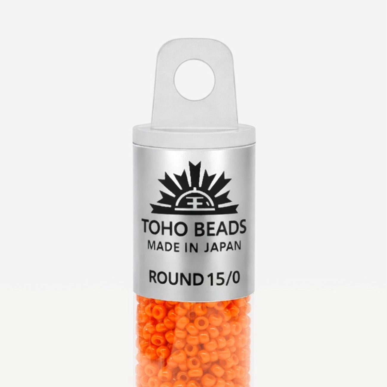 Японский бисер TOHO Round 15/0 (№50A), непрозрачный глянцевый