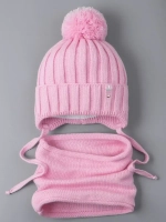 Шапка для девочек осенняя и снуд
