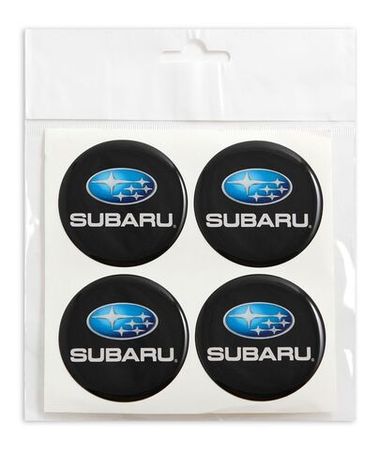 Наклейки на колпак СИЛИКОН 55мм Subaru 4пр KOTA