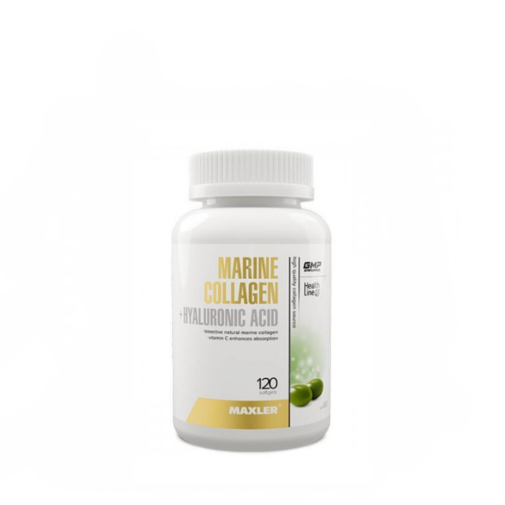 Marine Collagen Hyaluronic Acid Complex 120 softgels (Maxler)