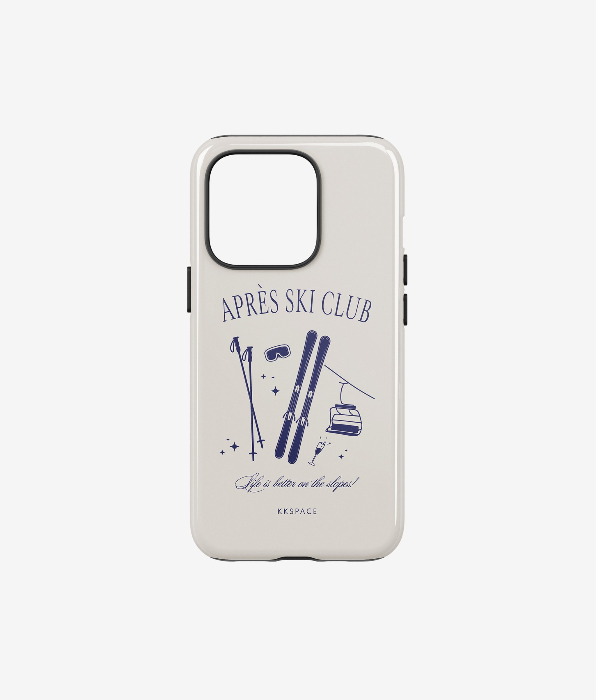 Чехол SKI CLUB (синий) для iPhone