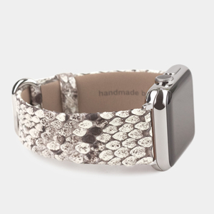 Ремешок кожаный для Apple Watch 40/41mm Classic серого цвета