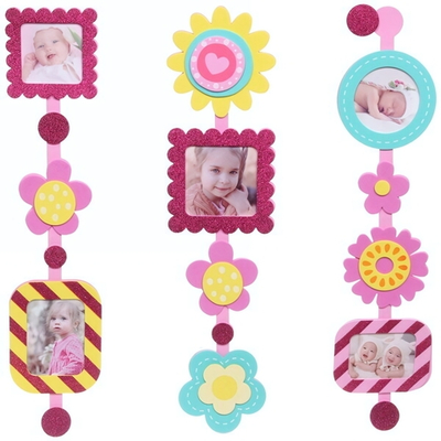 Наклейка-фоторамка 50*70см «Цветочки» на 5 фото EK-EVG1001