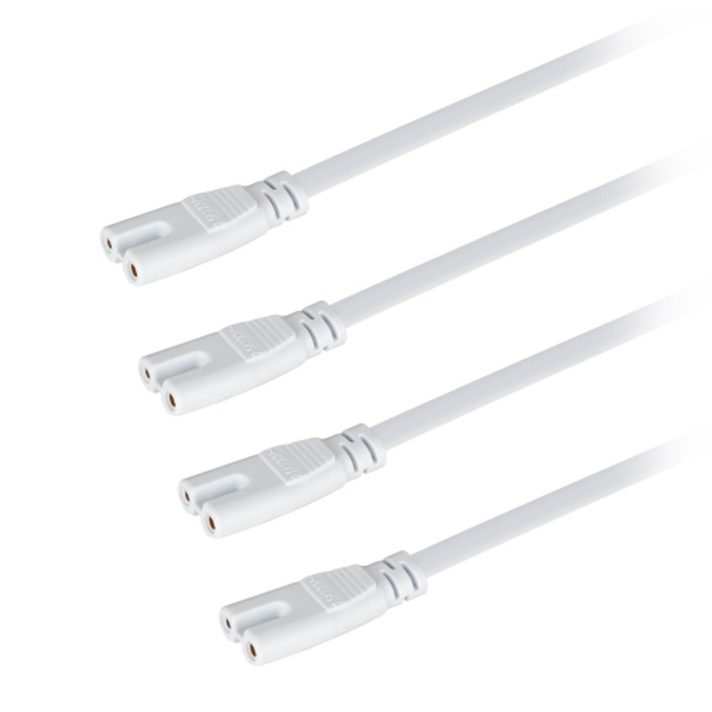 Разветвитель сетевой для линейных светильников ЭРА 4х IEC C7 2pin 2m для подключения 4 светильников