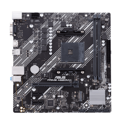 Материнская плата ASUS PRIME A520M-K AMD A520 AM4 2xDDR4 4xSATA3 RAID M.2 D-Sub HDMI mATX