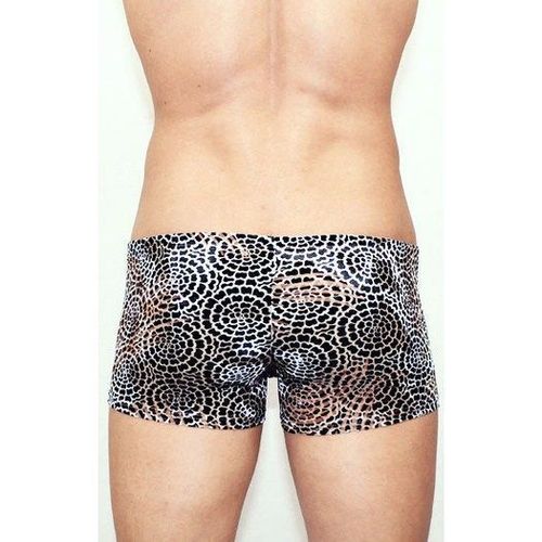 Мужские трусы боксеры леопардовые под велюр Romeo Rossi Boxer RR00229