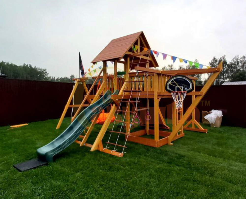 Деревянный игровой комплекс Савушка Lux - 6