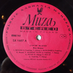 Винтажная виниловая пластинка LP Livin' Blues Blue Breeze (Польша 1978) Shylina
