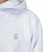 Худи Hardlunch Logo меланж серый