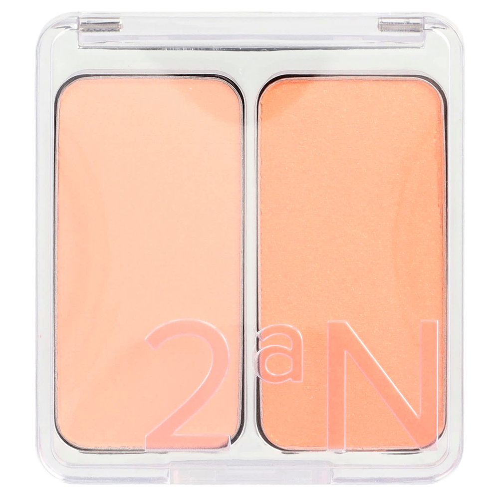 2aN, Dual Cheek, 12 апельсиновых хлопьев, 7,4 г