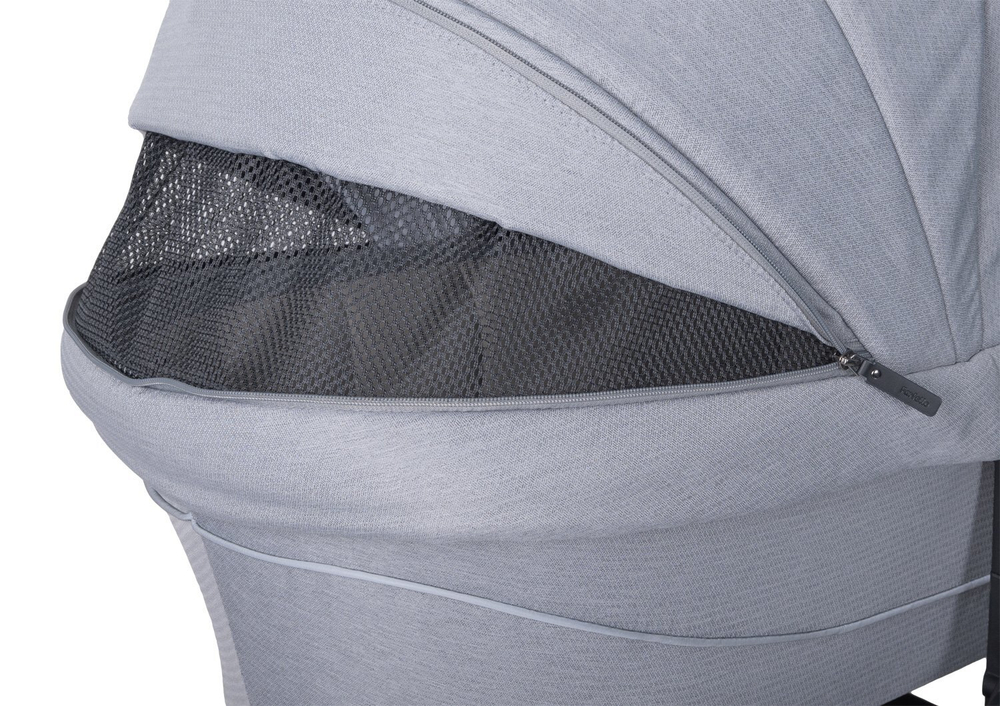 Коляска модульная 2в1 Baby shell (BBS-19 Light grey/Светло серый/черная рама)