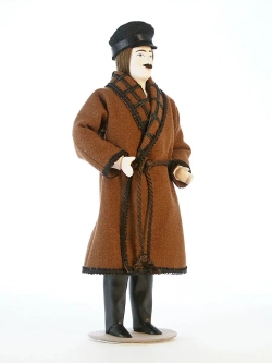 Кукла коллекционная мужчина в Кепи с Ижоры
