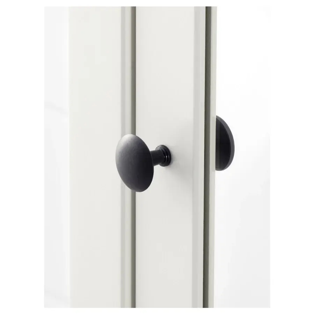 Высокий шкаф для ванной - IKEA HEMNES/ХЕМНЭС ИКЕА, 31x49x200 см, белый