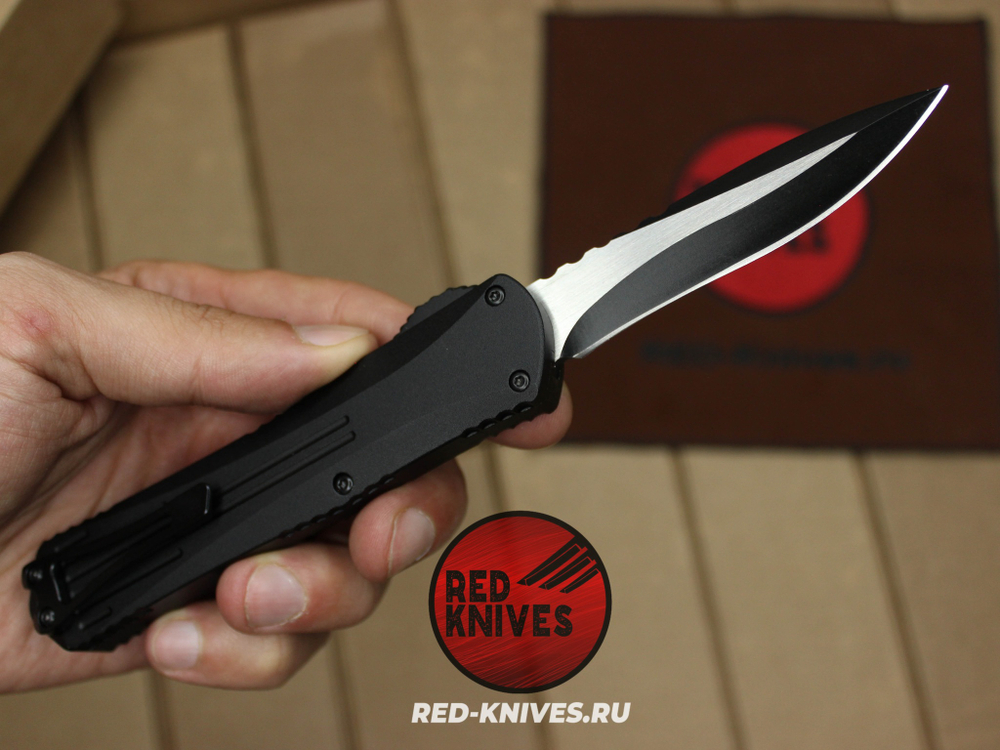 Heretic Knives Manticore-E S/E - черная рук, черный клинок RK/Н96