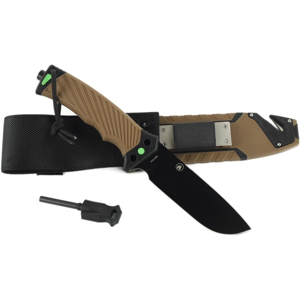 Нож туристический Ganzo G8012V2-GY с паракордом