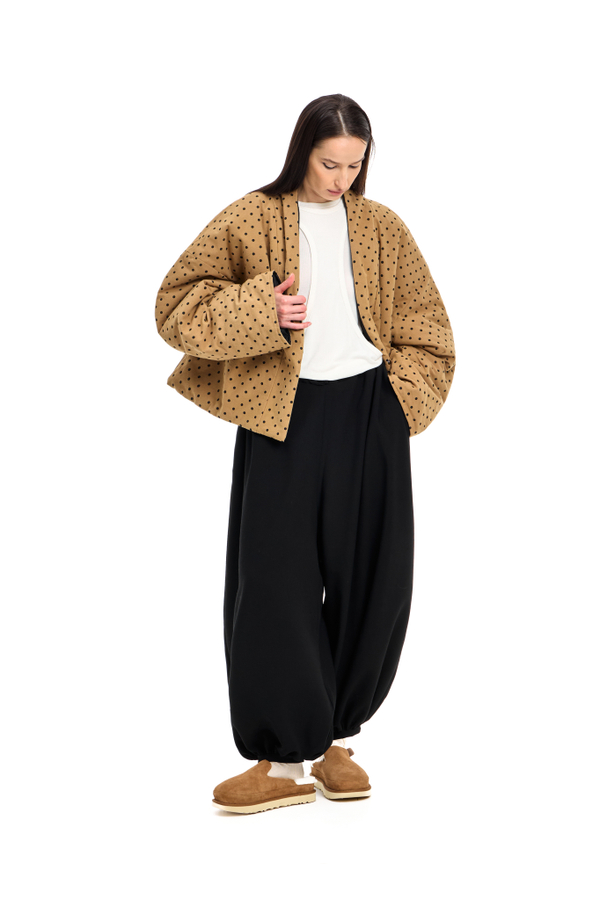 Куртка двусторонняя TULUP camel/black
