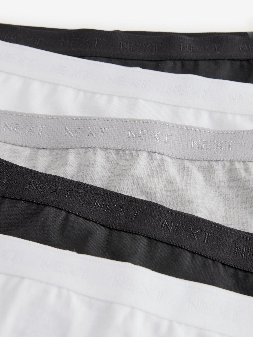 Трусы-шорты для девочки Next B49-792, 5 шт., Черный, Белый