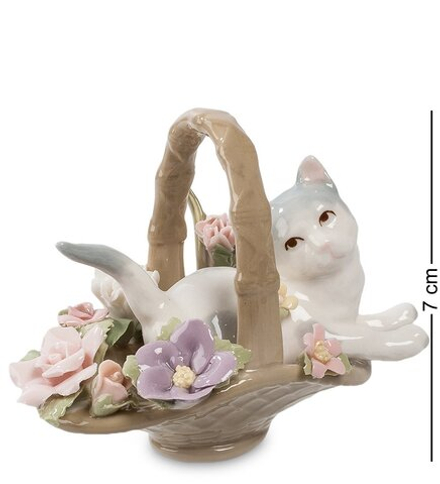 CMS-15/83 Фигурка «Котенок в корзинке» (Pavone)