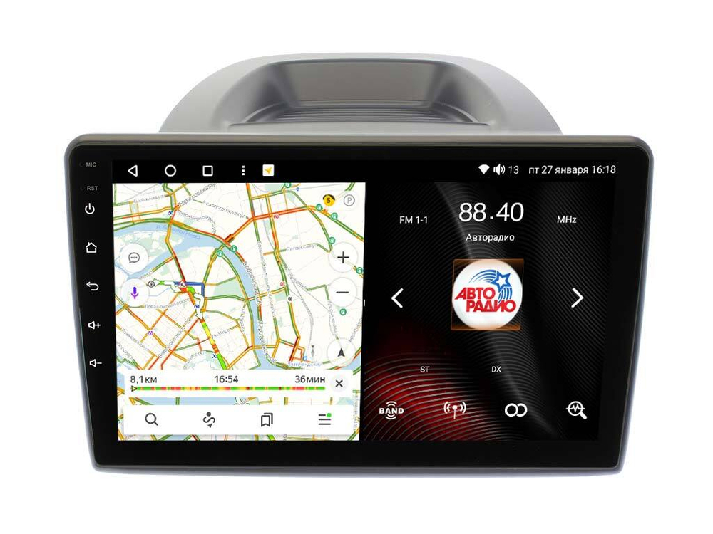 Магнитола для Ford EcoSport 2017+ - Vaycar VA17-1018 на Android 13, 8-ядер, 2Гб-32Гб, 4G SIM-слот