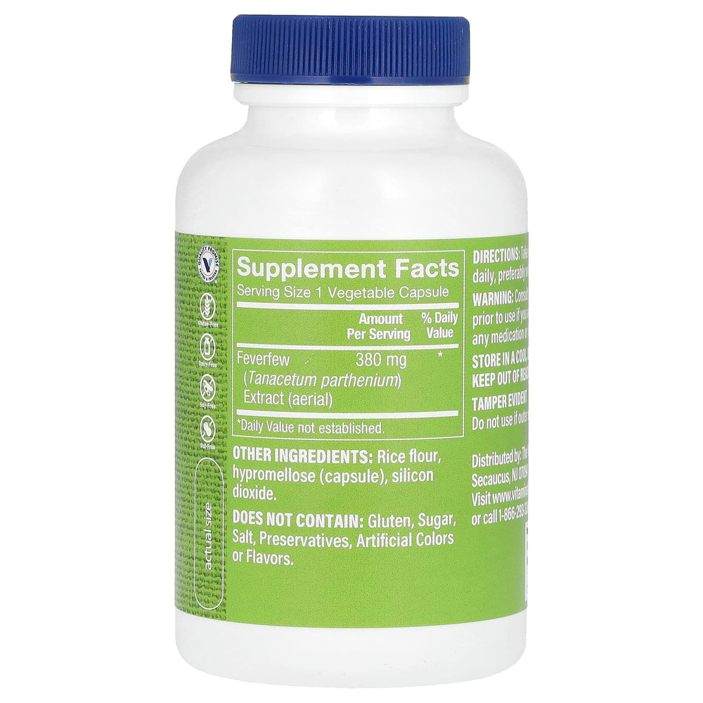 The Vitamin Shoppe, Пиретрум, 380 мг, 100 растительных капсул