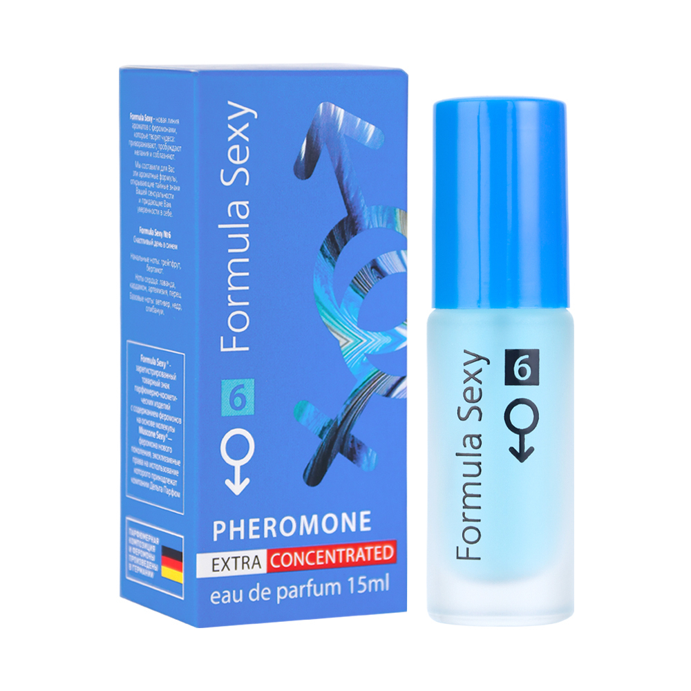 Вода парфюмерная с феромонами Formula Sexy №6 (Формула Секси №6) – 15ml for men
