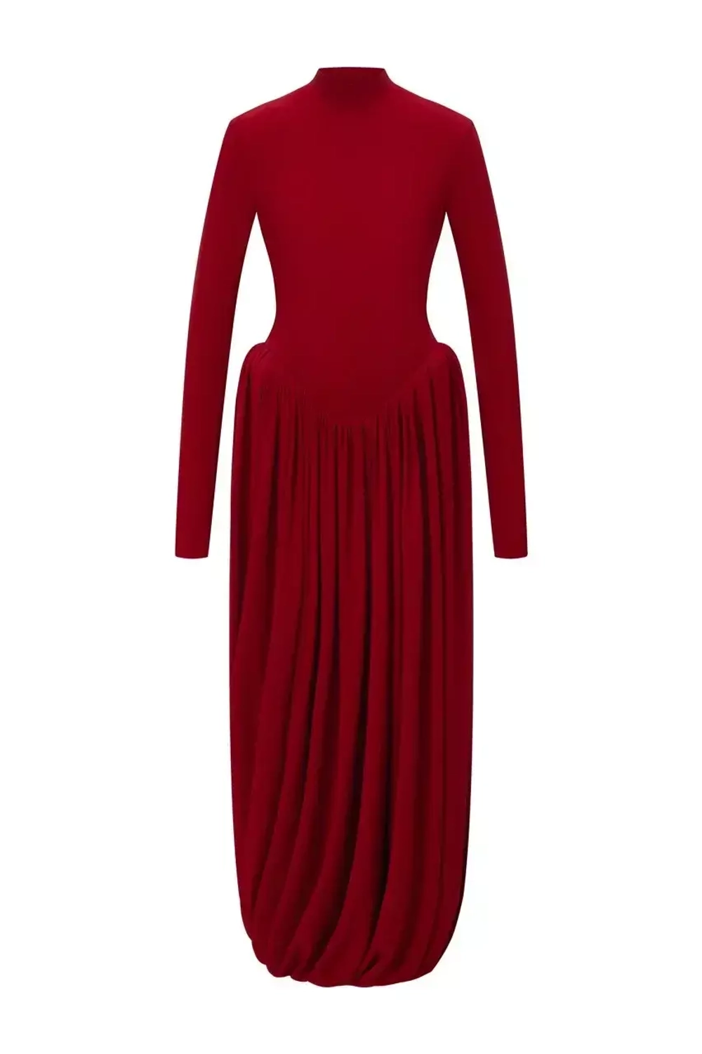 Платье с буфами