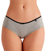 Набор из 3 трусиков-шортиков Alice (Размер: S) (Цвет: серый с чёрным)