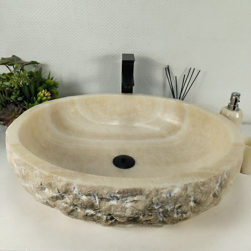 Раковина из оникса Erozy White EO-64409 62*52*16 0215