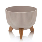 Кашпо "Vinto" на ножках с дренажным клапаном 12,4 л бежевый