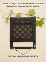 Вентиляционная Решетка РКВГОТ 150х150 Черный