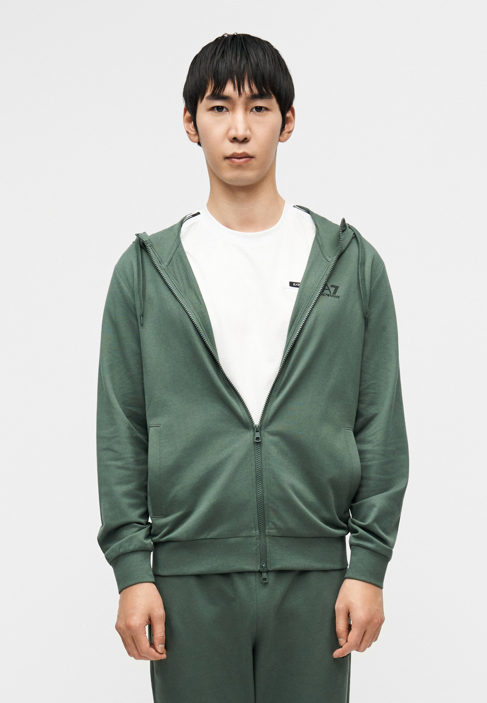 EA7 Emporio Armani UNISEX - Толстовка на молнии - Зелёный