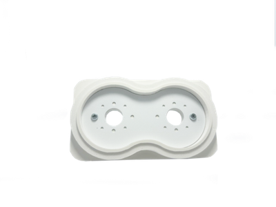 Платформа теневая белая круг DUO под светильник Art GU10 160х90х20мм