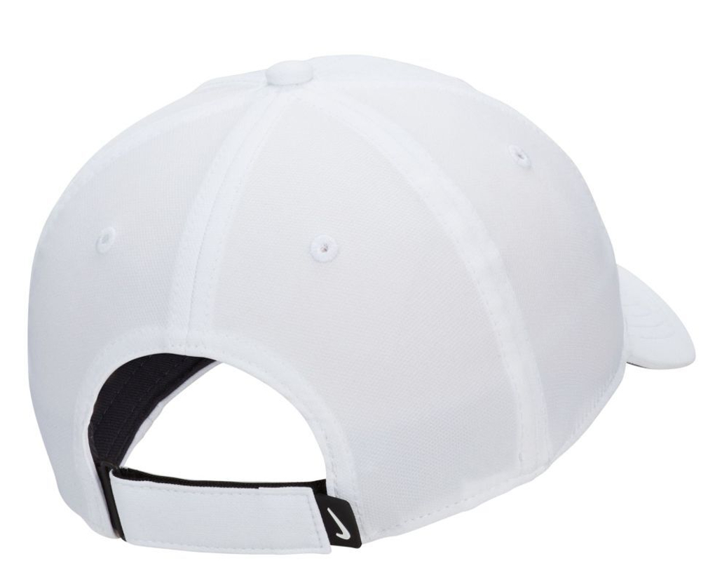 Теннисная кепка Nike Dri-Fit Club Structured Swoosh Cap - White