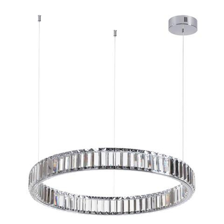 4930/36L L-VISION ODL24 591 хром/прозрачный металл/хрусталь Люстра LED 36W 4000K 4280Лм VEKIA