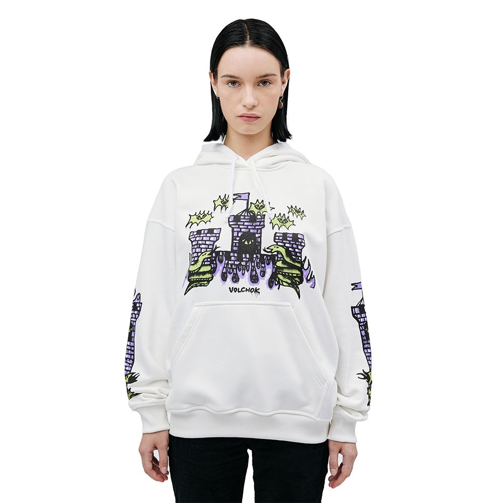 Худи Волчок Castle белый