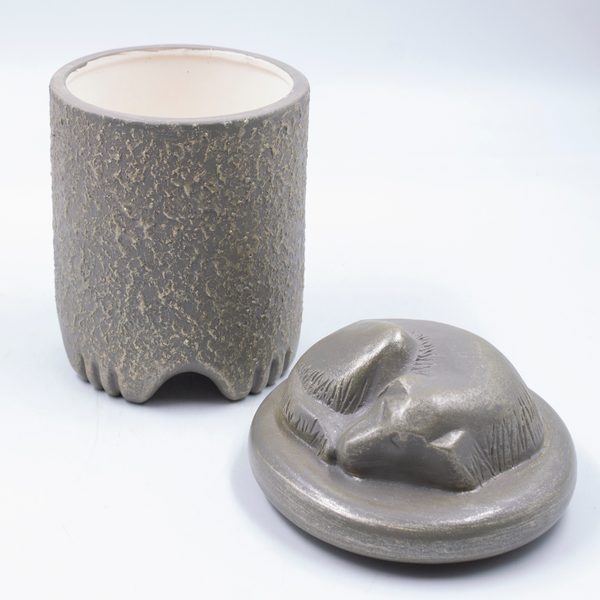 Урна "Собачка" глазурь мерцающая