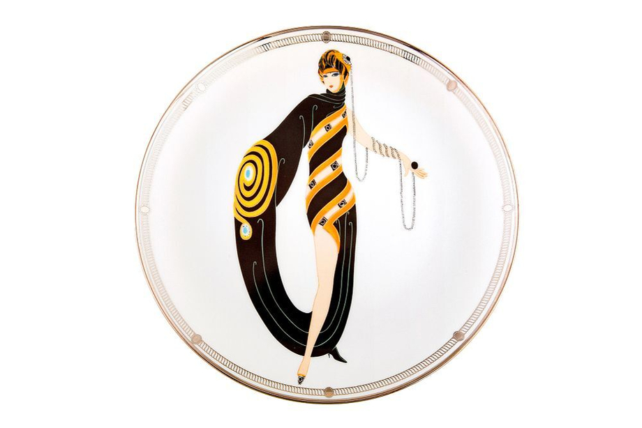 Коллекционная декоративная тарелка «Жемчуга и изумруды» (Pearls and Emeralds)