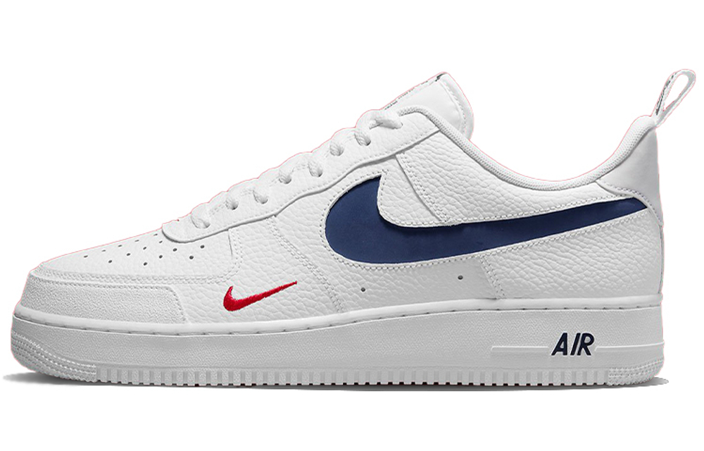 Nike Air Force 1 Low New England Patriots retro color matching Casual low-top sneakers men's White Blue Red